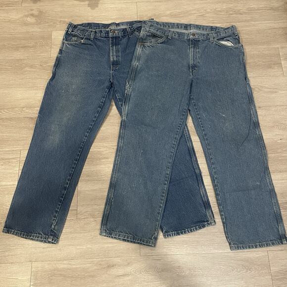 Dickies Mens Carpenter Jeans 36x30 Lot Of 2 Utility Work Wear Streetwear Skater - Picture 3 of 8